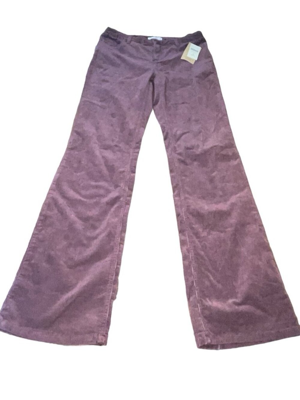 COLDWATER CREEK Women's Size 4 Burgundy Corduroy Bootcut Jeans Retail $69.95